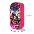 thumbnail image 3 of Demon Slayer Big Capacity Pencil Case, Large Storage Pencil Pouch Pen Case Bag with Zipper, Pencil Caser, 3 of 5