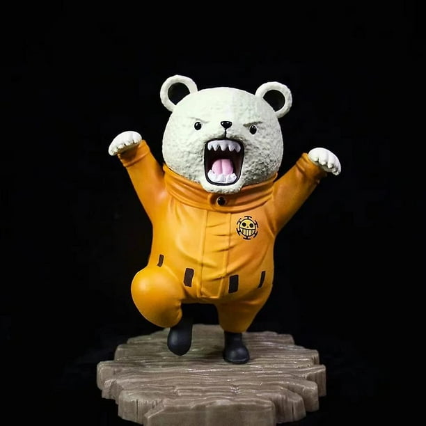 14cm One Piece Bepo Kung Fu Bear Pvc Action Figure Anime Toy Decoration Adult Bepo Bear Figure Model Collection Kids Toys Anime Gift