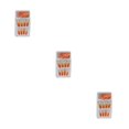 thumbnail image 1 of maskred 1 Set French Tip Press on Nails Gradient Extension Fingernails Tips Removable Fashion Wraps Full Cover DIY Manicure Kit Type 14 2g glue,24Pcs jelly 3Set, 1 of 6