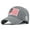 Gray, variant on Waldeal American Flag Trucker Hat for Men Women, Military Tactical Veteran Dad Hat, Adjustable Embroidered Washed Cotton USA Flag Baseball Cap