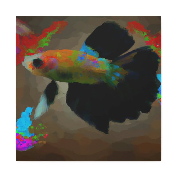 Guppy in Fauvism - Canvas