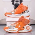 thumbnail image 4 of A Pair Of Basketball Shoes for Men, Extra Large Size, Designer, Adult, Outdoor, Mid-calf Sports Shoes, Men's Dunking Shock-bing, Boy-parent Shoes, Anti-slip, Fashionable Street Trend, 4 of 9