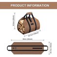 thumbnail image 1 of Bolsa De Transporte De Leña, Bolsa De Transporte De Leña, Bolsa De Transporte De Lona, Cesta De Leña Portátil para Chimeneas, Estufas De Leña, Troncos, Camping, Playa-100 X 46 Cm H, 1 of 5