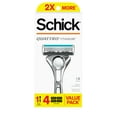 thumbnail image 3 of Schick Quattro Titanium Razor, 1 Razor Handle with 4 Razor Refills, 4 Blade Razor for Men, 3 of 10