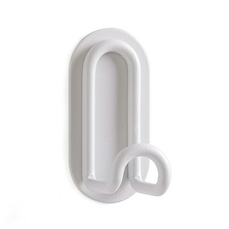 

LMZM Universal Punch-free Hanger Hook Wall Mounted Self Adhesive Carbon Steel Wall Hook for Home