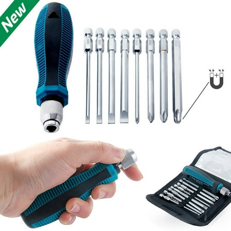 

DagobertNiko Screwdriver Set 9Pcs Multi-Function Screwdrivers Repair Tool Phillips / Slotted