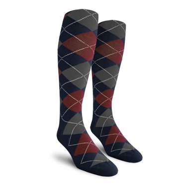 Colorful Knee High Argyle Cotton Socks For Men Women Youth | Seychelles
