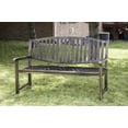 thumbnail image 3 of Oversized Bronze Colored Slatted Park Style Bench, 3 of 3