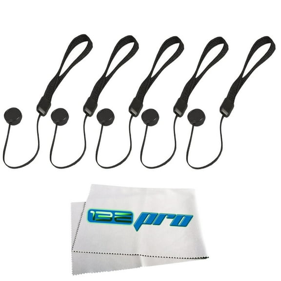 (5) I3ePro Cap Keeper For 58mm Lens   I3ePro Ultrasoft Cleaning Cloth Kit