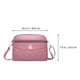thumbnail image 2 of 1pc Moda Moda Mujer Bolsa de Almacenamiento Grande Capacidad Viaje Viaje Bolsa De Un Hombro, 2 of 5