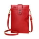 thumbnail image 2 of Xihbxyly Mini Bolso Bandolera de Piel para Mujer, Compacto, Tipo Cartera para Móvil, Ligero, con Cremallera, Moderno, con Ranuras para Tarjetas, Multiusos, Regalo Perfecto, 19 X 12 Cm., 2 of 4