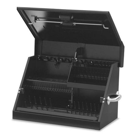 Montezuma 26  x 18  Triangle Toolbox (steel  black)
