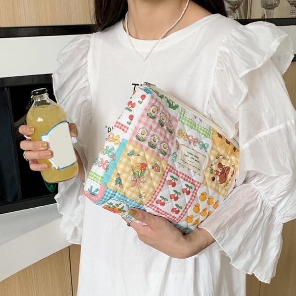 Bolsa de aseo portátil Fernando organizador de almacenamiento con cremallera Estilo E