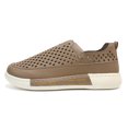 thumbnail image 2 of Men's Perforated Leather Slip-On Loafers, Breathable Casual Shoes with Thick Non-Slip Sole, Comfortable Footwear for Summer, Office, and Everyday Wear, 2 of 10