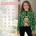 thumbnail image 7 of Xoenoiee Christmas Cookies Sock Tree Star Print Girls Sweatshirts Half Zip Cropped Pullover Xmas Quarter Zipper Hoodies 2025 Fall Fashion Outfits Clothes, 11-12 Years, 7 of 7