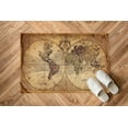 thumbnail image 5 of Vintage Rug, Soft Rug, Vintage World Map Rug, Large Rug, Old World Map Rug, Map Rug, Non-Slip Carpet Rug, Pattern Rug, Brown Rug, 5.9'x9.2' - 180x280 cm, 5 of 8