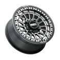 thumbnail image 2 of MetalFX Delta Bdlk Contrast Cut 15x7 UTV Wheel - Satin Black 4/137 +25mm [78302], 2 of 2