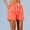 Orange, variant on Blmnix Casual Shorts for Women Black Summer Mid Sport Nylon Plus Size Solid Board Elastic Womens Pants