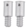 thumbnail image 1 of 2pcs Broom Extension Pole Adapter Tips Metal Threaded Handle Tips End Adapter, 1 of 8