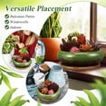thumbnail image 4 of MOVTOTOP Succulent Pots, 6 Inch Succulent Planters Pots With Tray Ceramic Planter Pot With Drainage, Shallow Planters Bonsai Pots For Indoor Plants (No Plant), 4 of 7