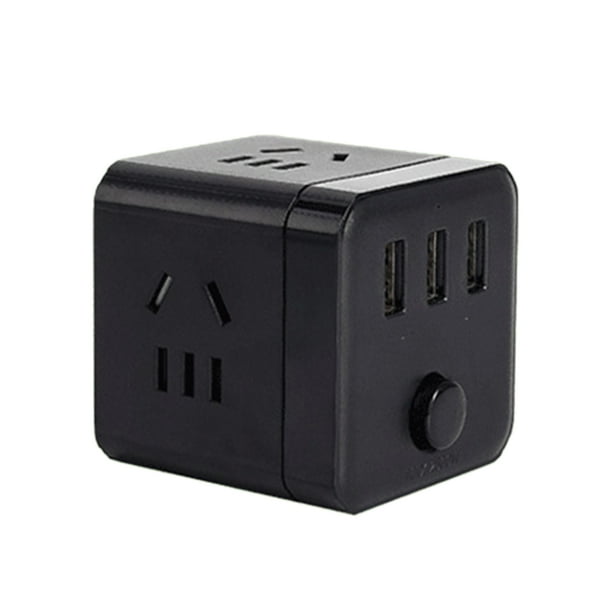 Adaptador Extensor De Salida Múltiple, Expansor De Salida Cuadrada Para Oficina De Hotel En Casa Speravity EL016192-00