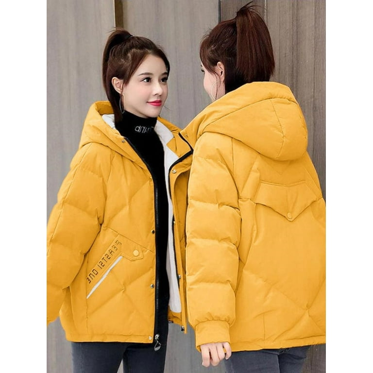 Women's Stowable Hood Puffer Jacket - Women's Jackets & Coats