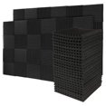 thumbnail image 4 of LEEYNEER 50Pcs Acoustic Soundproof Foam Sound Absorbing Panels 1X12X12Inch, 4 of 9
