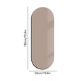 thumbnail image 3 of Solid Color Silica Mud Elliptical Yoga Mat, Non Slip Quiet Shock Absorbing Fitness Floor Mat, Thick Exercise Mat for Yoga Pilates Workout Home Gym Training, 3 of 6