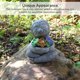 thumbnail image 2 of Kearding Adornos Decoración Luces solares Estatuilla de perezoso Escultura Modelo creativo Artesanía Recuerdos Presente Suministros al aire libre Decoración del hogar Kearding HA078989-00B, 2 of 6