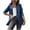 Navy, variant on Hfyihgf Womens Casual Blazer Jacket Button Long Sleeve Work 0ffice Blazer Lapel Open Front Slim Fit Fashion Dressy Suit Coats(Navy,L)