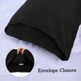 thumbnail image 4 of Unique Bargains Soft 1800 Series Microfiber Long Pillowcases 2pcs, 4 of 10