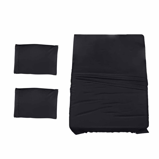 Hearth & Gear Stylish And Soft 4 Piece Bedding Set For Cozy Bedroom Made From Durable Polyester Fiber 180 Thread Count Sheets Your Sheets Size Patterned Sheets Linen Fitted Sheet Sheets for Size Bed