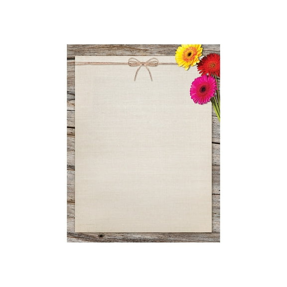 Great Papers! Three Gerber Daisies Everyday Letterhead Multicolor 80/Pack (2019078)