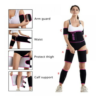 Viral Body Waist and Thigh Trimmer with Butt Lifter  Premium 3-in-1 Waist  and Thigh Shaper (Pink, Medium) : Sports & Outdoors 