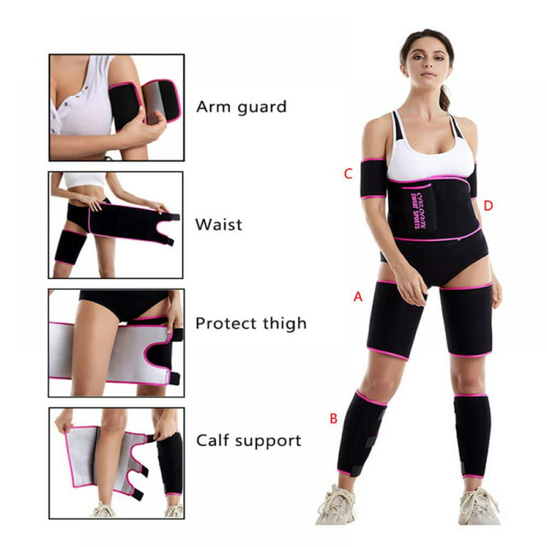 TINKER Sauna Sweat Band Wrap,Waist /Calf/Arm/Thigh Trimmer Belt, Weight  Loss, Sport Safe Accessories, for Men & Women