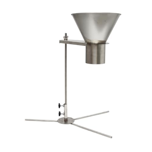Funnel with Support Stand 304 Stainless Steel Commercial Feeding Hopper for Powder Paste Liquid Granule 3.9inch$$Home Decor, Kitchen, & Other