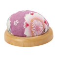 thumbnail image 1 of Alfileres de Costura de Forma Redonda, Soporte para Alfileres, Almohada Artesanal, Herramienta Artesanal DIY, Alfiletero para Sastre, Costura, Violeta Baoblaze Alfiletero, 1 of 7