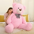 thumbnail image 3 of MorisMos Giant Teddy Bear 55" Stuffed Animal Soft Big Bear Plush Toy, 3 of 8