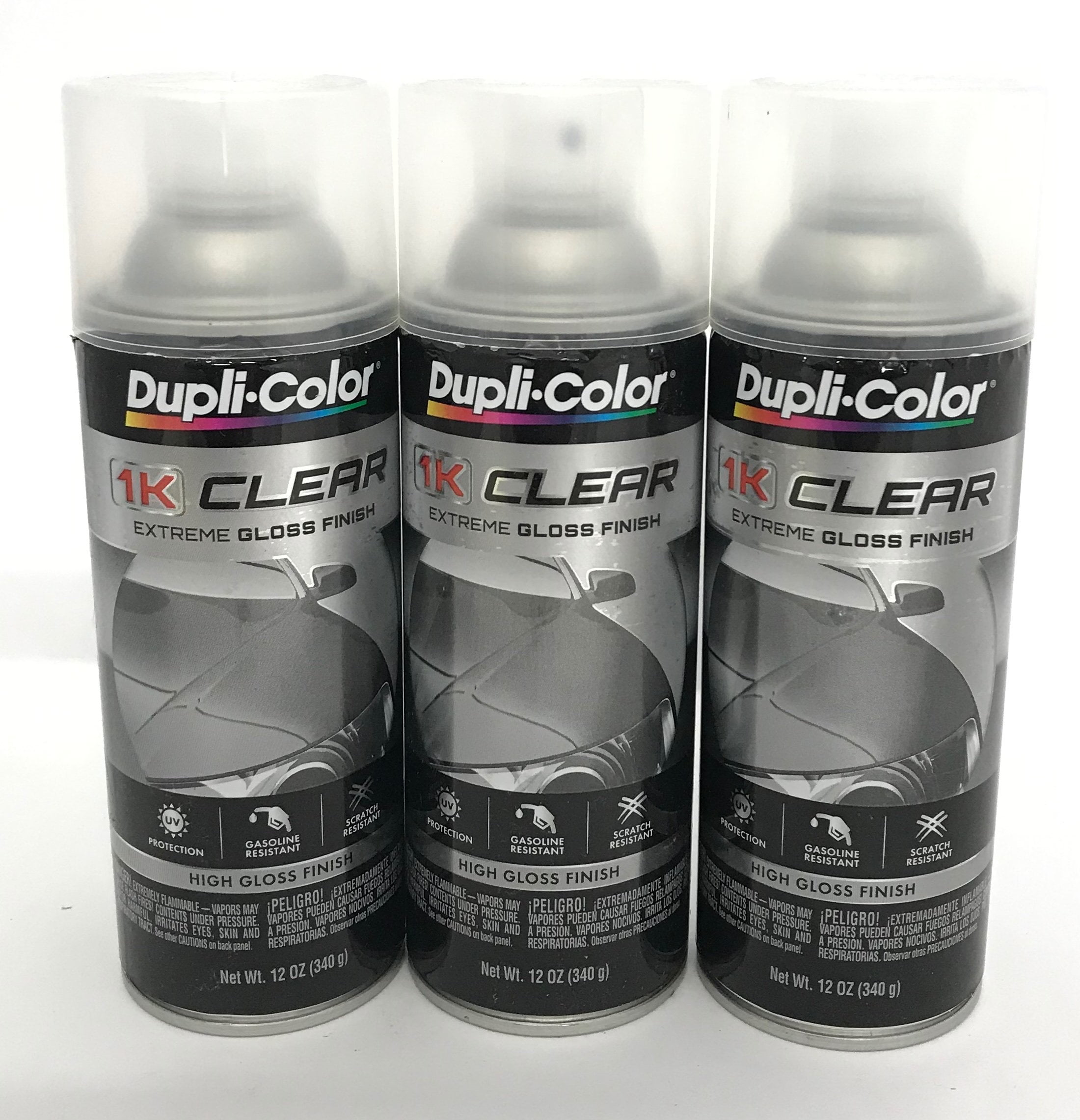 Duplicolor 1KCG-4 PACK Clear Coat High Gloss Finish 12 oz