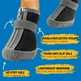 thumbnail image 4 of HQREA Dog Shoes for Small Dogs with Reflective Strips Breathable Dog Boots for Hardwood Floors, 4 of 5