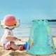 thumbnail image 4 of Bolsa de playa para guardar juguetes de arena, bolsa de gran capacidad para exteriores, bolsa de playa plegable y portátil, material de algodón resistente, ideal para viajes familiares a la, 4 of 9