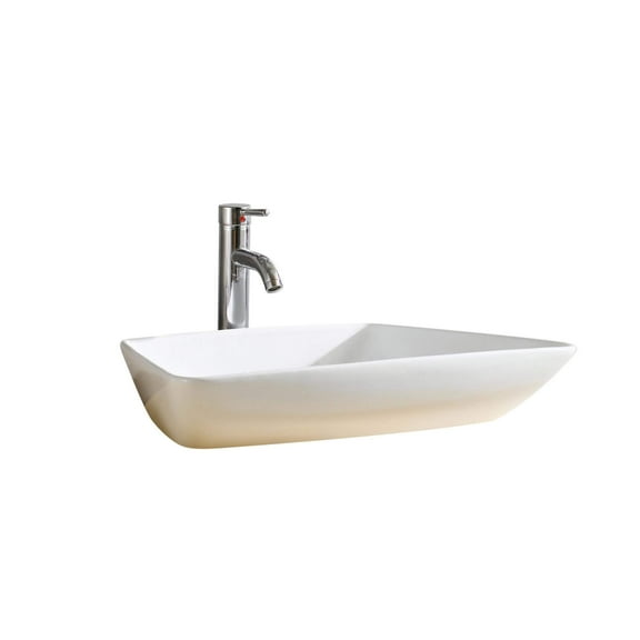Fine Fixtures Trapezoid Shape Vessel Sink Vitreous China