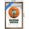 thumbnail image 3 of NBA Boston Celtics - Drip Ball 20 Wall Poster, 14.725" x 22.375", Framed, 3 of 3