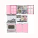 thumbnail image 2 of Kitchen Toy Set Children's Kitchen Pretend To Play Cooking Set Cupboard Stove Girl's Toy, 2 of 5