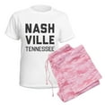 thumbnail image 6 of CafePress - Nashville Tennessee Women's Light Pajamas - Women's Short Sleeve Print T-Shirt and Pants Light Cotton Pajama Set, 6 of 7