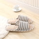 thumbnail image 3 of Qarigey Zapatillas de lino de algodón con punta abierta para hombre y mujer, zapatillas antideslizantes para interior de casa, primavera y Calzado Armada 42-44, 3 of 6