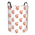 thumbnail image 2 of Daiia Orange Fox Round Laundry Basket with Handles Thickened Waterproof Circular hamper,Dirty Clothes Storage Basket for Bedroom,Bathroom,College Dorm-Medium, 2 of 8