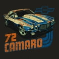thumbnail image 4 of Tee Luv Distressed Chevrolet 72 Camaro Double Sided Graphic Tee Shirt (Men's) (M), 4 of 6