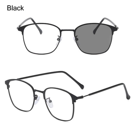 Anti Radiation Lens Anti Blue Light Eyewear Gaming Photochromic Sunglasses Discolored Glasses Blue Light Blocking Glasses Men Women Sunglasses BLACK