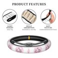 thumbnail image 5 of Uemuo Not All Those Who Wander Are Lost Printed Car Elastic Steering Wheel Cover - Universal Car Accessory for Diverse Cars Anti-Slip, and Comfortable- 15", 5 of 8